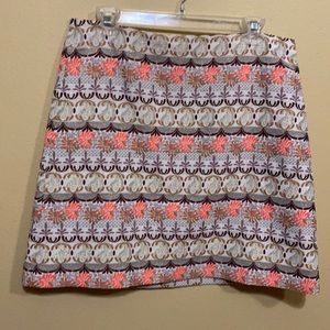 Loft tapestry skirt